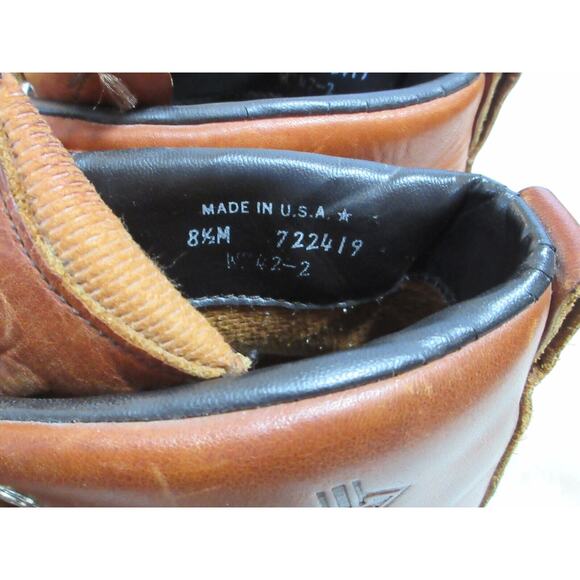 Vintage Men's DEXTER Vibram Leather Hiking Work Boots 722419 W742-2 Size 8.5 - Picture 13 of 16